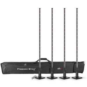 Freedom Stick X4 4-PACK Free-Standing Battery LED Batton Inc Case